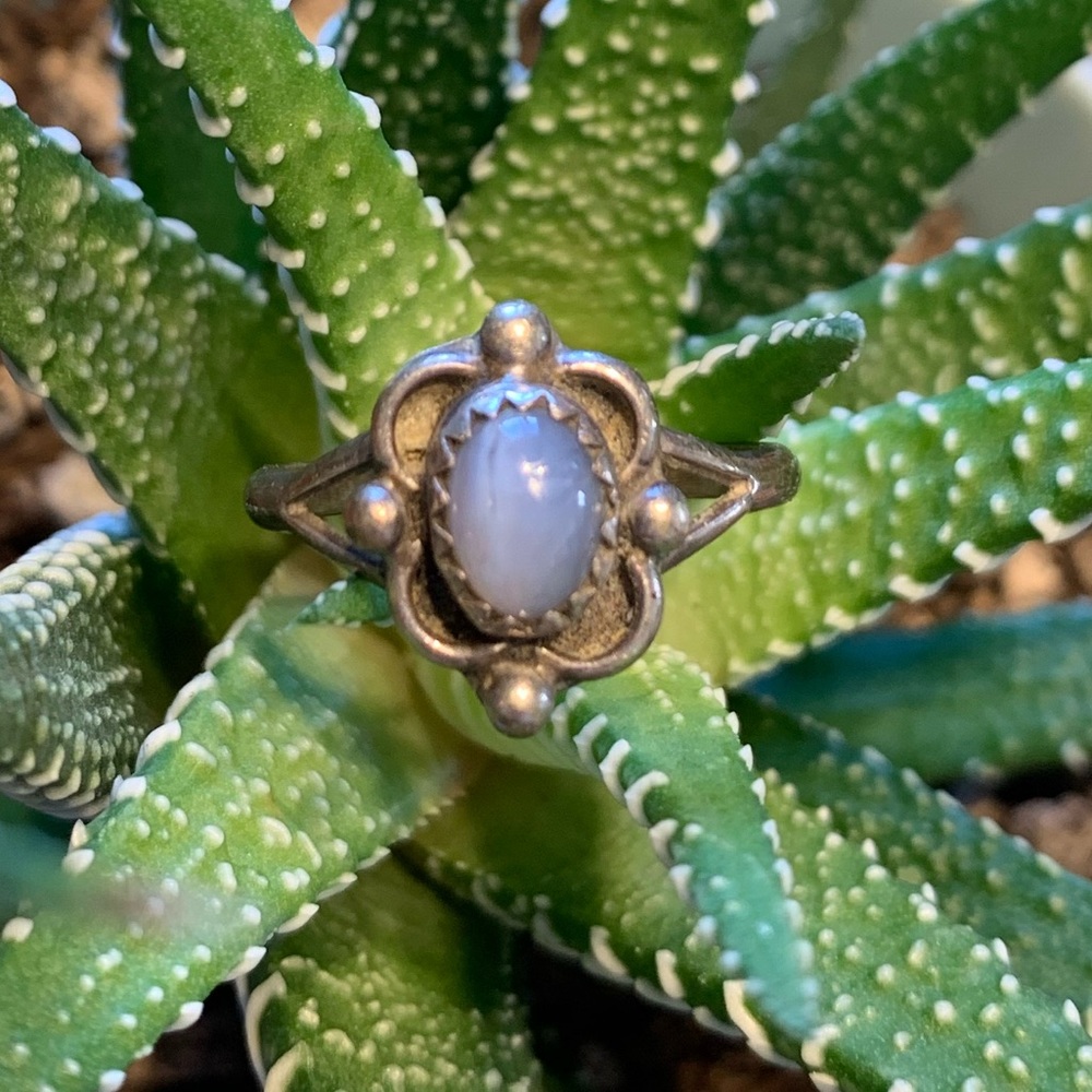 Ellensburg Blue Agate Ring